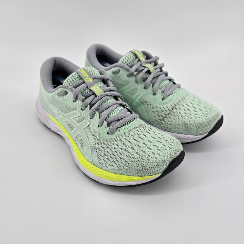 ASICS Gel-Excite 7 Shoes Womens‎ Size 7 Green Running Road Sneakers 1012A562
